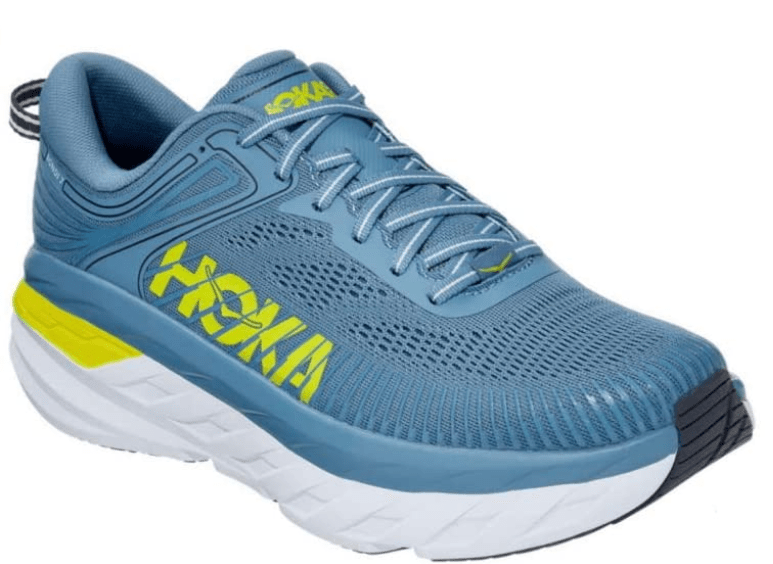 HOKA Men's ONE ONE Bondi 7 - Best Running Shoes for Metatarsal Pain and Injured Balls of Foot