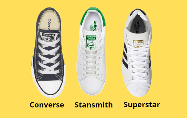 converse vs adidas style and design